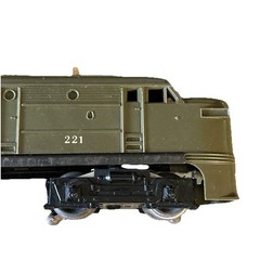Lionel Postwar Rare Alco Santa Fe Olive Drab No. 221 Tested Runs
