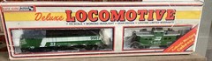 LIFE-LIKE TRAINS HO BURLINGTON NORTHERN 9987 F40PH LOCO BN W/CABOOSE -NEW