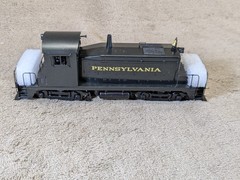 Oriental Limited Emd Sw-1 600hp Phase V PRR Ho Locomotive Painted Full Brass