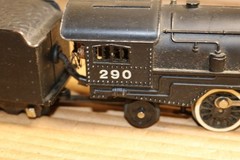 American Flyer #290 Steam Locomotive w/Coal Tender-Model Electric Train-S Gauge