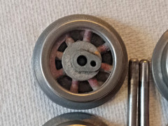 PREWAR LIONEL TRAIN 257 258 261 262E STEAM ENGINE SET DRIVE WHEEL W/ AXLES SW6