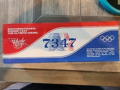 Athearn 4470 HO SP 7347 Southern Pacific 84 Olympics SD40-2 Dummy Locomotive