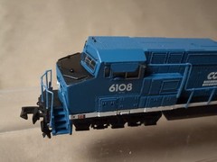 N Bachmann Spectrum Conrail Quality C40-8W #6108 Original Box No Run