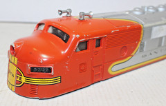 Lionel Postwar #2243 Santa Fe F3 Body Shell