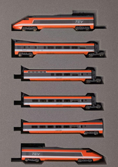 KATO N gauge TGV 6-car basic set with motor 10-198 Precision Railroad Model 2000