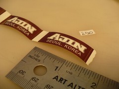 Overland/Ajin Model Stickers brown #250 pkg.5