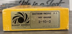 Sunset Models HO Brass HO-19A Southern Pacific F-1 2-10-2 Steam Engine DNR/NIB!