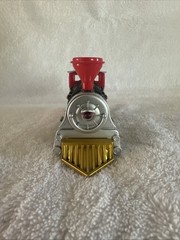 Steam Engine Strong Pull Back 6″ Die Cast & Plastic Stack Red & Black in Color