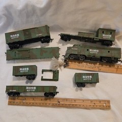 VTG Bachmann MASH 4077th Supply Train HO Scale Set Engine Cars Green Camo Manual