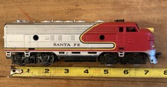 Bachmann HO Scale Santa Fe 307 EMD F9-A Powered Diesel Locomotive Not Tested