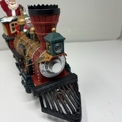 New Bright Holiday Express Santas Fe Steam Locomotive Train Engine Single Wire