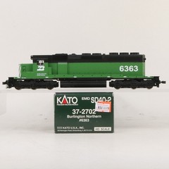 Kato HO Burlington Northern BN #6363 SD40-2 DC Powered