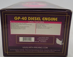 MTH 20-2422-3 Union Pacific GP-40 Non-Powered Diesel Engine #664 LN/Box
