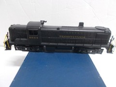 ALCO # D-123 ~BRASS~PENNSYLVANIA RS-3 LOCOMOTIVE # 8604 ~RUNS GOOD~READ~HO SCALE