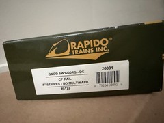 Rapido Trains GMD SW1200RS CP Rail (HLCX) #8122 HO DCC Ready Diesel Locomotive