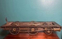 Victorian Live Steam Locomotive Model Chassis – Antique Train 2-4-0