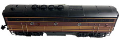MTH Boston and Maine F-3 B-Unit -3 Diesel Engine w/ 3-Railed Powered O