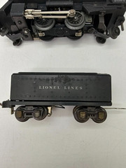 Lionel 1684 2689W Lionel Lines 2-4-2 O27 Steam Locomotive Tender Prewar READ !!!