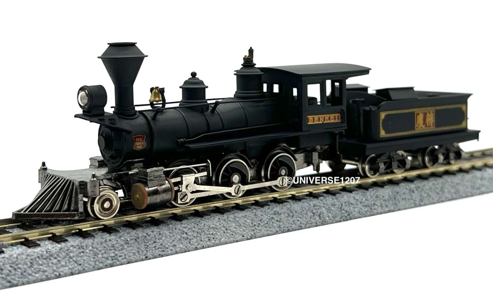 HO KTM H.K. Porter JGR 7100 2-6-0 Steam Locomotive RTR H0 Vintage Brass Model