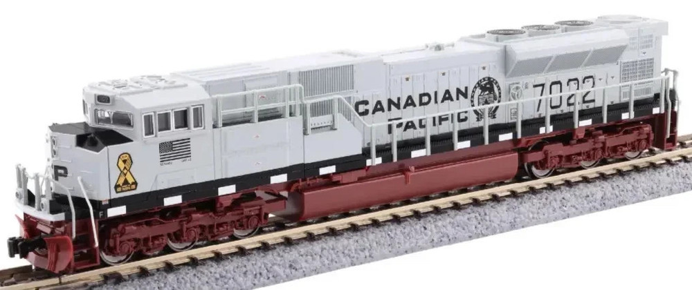 KATO 1768543 N SCALE SD70ACU CP MILITARY HERITAGE NAVY #7022 DC 176-8543