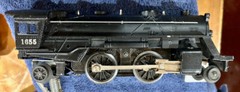 Lionel 1655 Locomotive with Box and 6654W Whistle Tender with Box Nice
