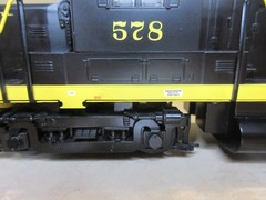 Lionel Alco C-420 Diesel Locomotive. Nickel Plate #578. Railsounds. Watch Video!