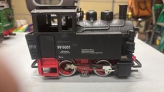 LGB G Scale Steam Locomotive DR 99 5001 Model 2075 Black Red G Gauge