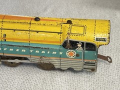 Hafner O scale Wind-Up Train Locomotive Engine 115041 & Tender78100 No Key