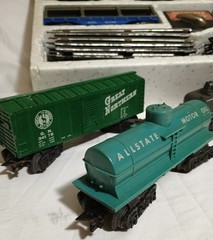 1959 Marx Diesel Electric Train Set Santa Fe🏵 41831 Remote Control 50w + Extras