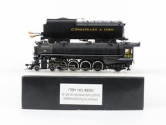HO Bachmann Spectrum 82503 C&O Chesapeake & Ohio 4-8-2 J2 Steam #543 – DCC Ready