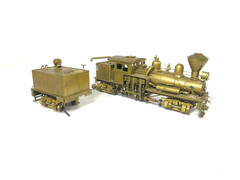 Pacific Fast Mail Brass HO Scale Class B 3-Truck Shay Geared Logging Locomotive