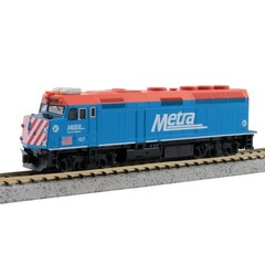 Kato F40PH Chicago Metra #157 “City of Palatine” N scale