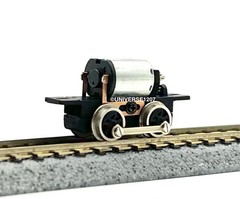 N/HOn30/HOe/009 Gauge 0-4-0 Rod-Driven Locomotive Power Drive Chassis 15mm/8mm