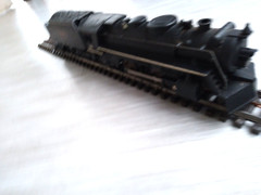 vintage MARX 666 Cast Metal Steam Engine with Allstate Tender- Works with Lionel