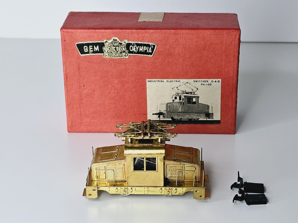 Gem Models – Olympia – Brass 0-4-0 Switcher Model PH-102 – Runs But Needs Repair