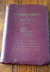 GE Operation Service manual book Alco diesel electric locomotive railroad 1949