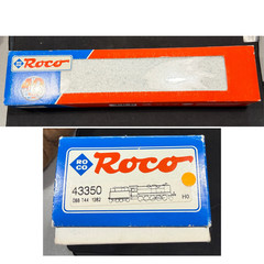 Roco 43350 BR T44 1382 HO Scale Steam Locomotive Original Box Accessories