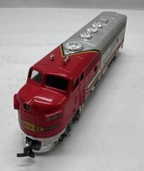 Bachmann Santa Fe Locomotive #307 Diesel Red Silver Tested Vintage Train