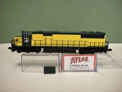 Atlas Model Railroad N Scale Locomotive – 49006 SD-60 Chicago & NW No #
