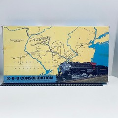 HO Scale Bachmann 2-8-0 Consolidation Steam Locomotive and Tender HOE-9