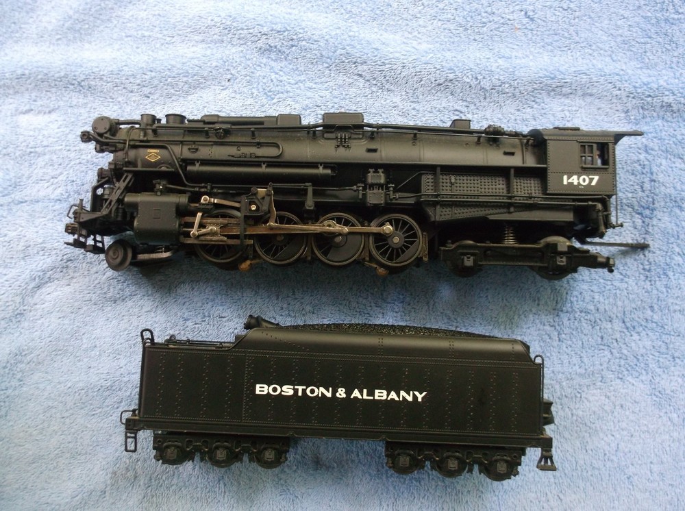 K-LINE K3670-1407 BOSTON & ALBANY 1407 2-8-4 “0-31” STEAM LOCOMOTIVE & TENDER