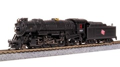 Broadway Limited 7836 N Scale MILW USRA Heavy Mikado Steam Locomotive #333