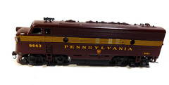 Athearn Super Power Diesel Pennsylvania #9643 Brown Locomotive Tested Running #2