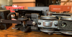 American Flyer Set 501-T 302 AC Steam Locomotive Reading Lines W/ 3 Cars & Track
