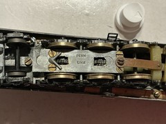 Penn Line. HO. GG1 : 1:87, Tuscan RED. late 1950’s. runs good
