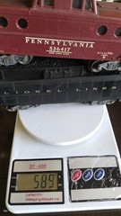 Lionel 2 vintage post-World War II railcar, N5C model 536417 & 6026W untested
