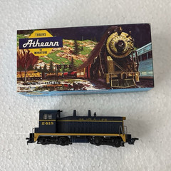 Athearn HO 1:87 Santa Fe Diesel Locomotive Bo-Bo DC Analog 2418 Blue/Yellow