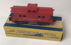 GILBERT American Flyer Lines 806 CABOOSE S Gauge Made in USA 1956 (WBOX)