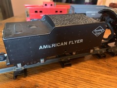 American Flyer Set 501-T 302 AC Steam Locomotive Reading Lines W/ 3 Cars & Track