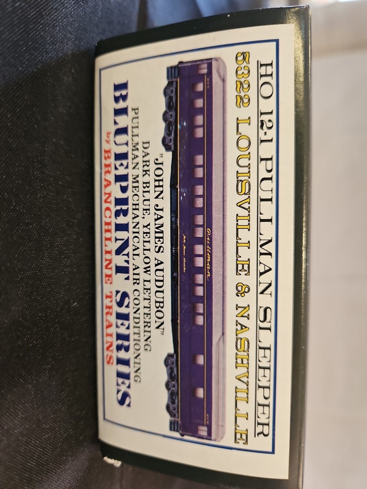 Branchline Trains HO 12-1 Pullman Sleeper 5322 LSV & NSH “JOHN JAMES AUDUBON”